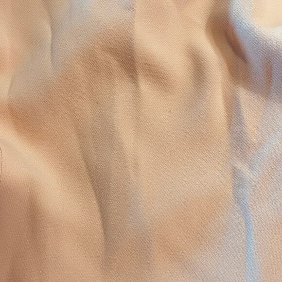 Jay Godfrey Peach Dress Front Cutout Flare Sleeves Back Zip Size 6 - Picture 7 of 8